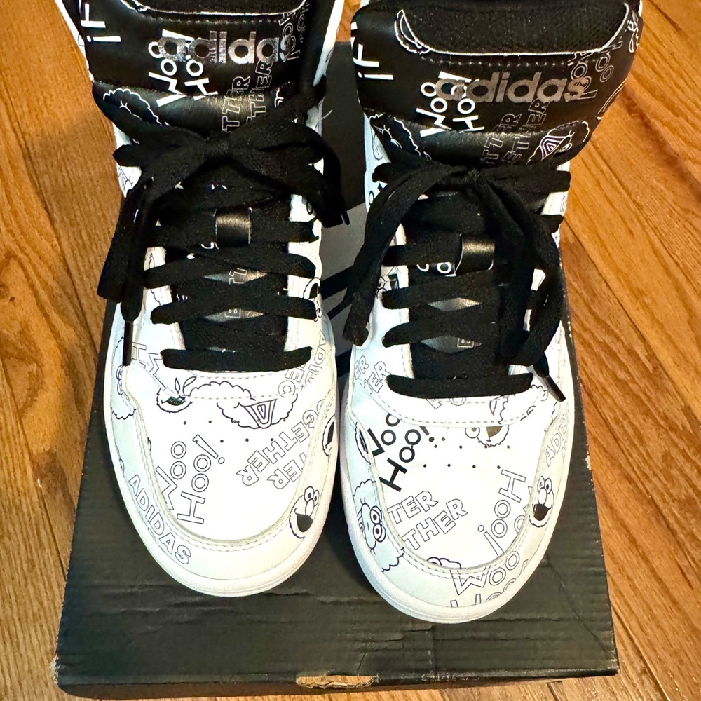 Adidas Graphic Black and White Sneakers